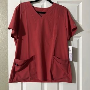 Barco One Desert Rouge Scrub Top